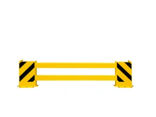 aanrijdbeveiligingsplank,v. binnen,hoek,HxLxD 465x1700-2100x160mm - 1
