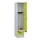locker met bank,HxBxD 1950x400x815mm,1vak,vak B 400mm,cilinderslot