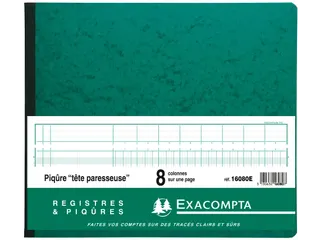 Registers 27 X 32 Cm 8 Kolommen Op 1 Bladzijde - 1