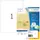 HERMA 10783 Transparante folie-etiketten Mat A4 210x297mm 80 stuks