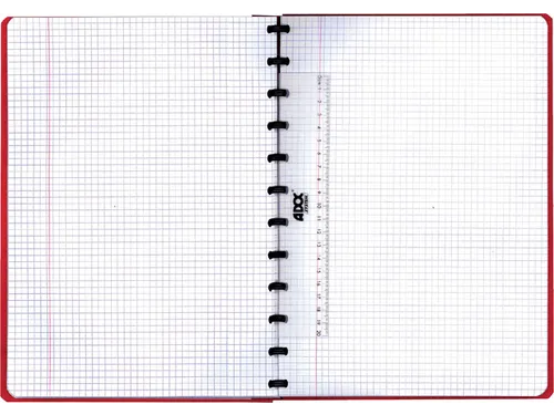 Schrift Adoc Classic A4 ruit 5x5mm 144 pagina's 90gr assorti