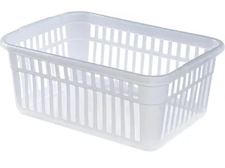 Large Opbergmand 45 cm Transparant - 1