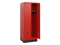 schoollocker,HxBxD 1630x600x500mm,2vak,vak B 300mm,cil.-slot,sokkel