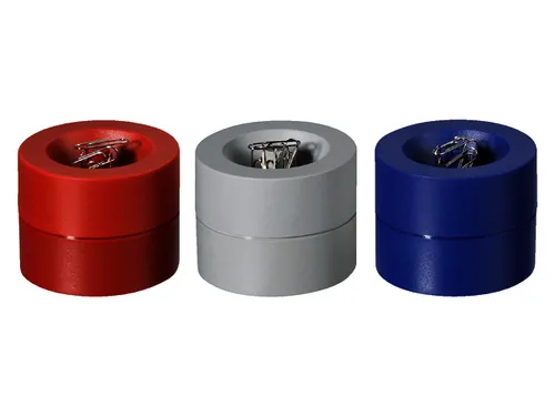 Papercliphouder MAUL Pro Ø73x60mm blauw