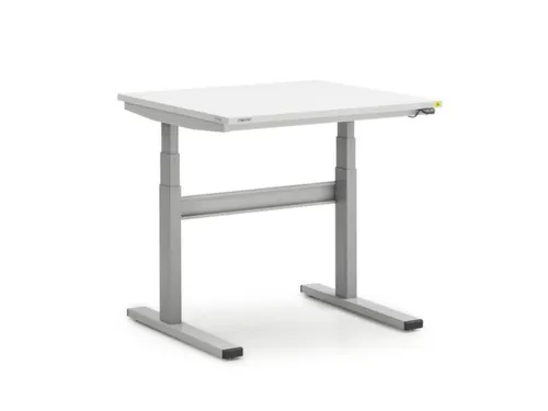 ESD-montagetafel,HxBxD 630-1270x900x800mm,blad gelamineerd grijs