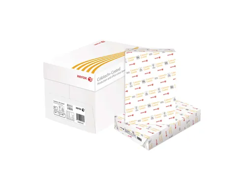Laserpapier Xerox Colotech+ silk coated A4 130gr wit 500 vel