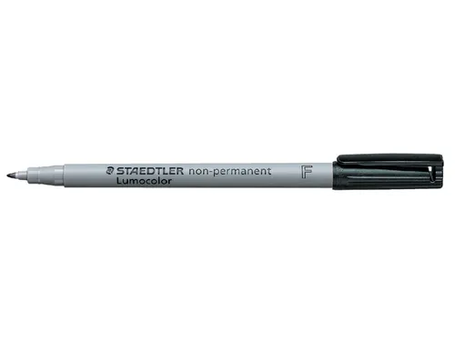Viltstift Staedtler OHP Lumocolor 316 F Non Permanent Zwart 0.6mm