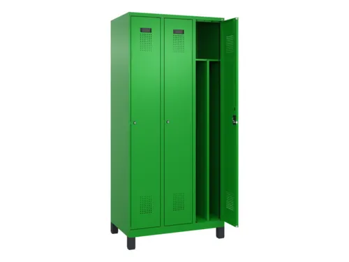 locker voor scheiding van kleding,HxBxD 1950x900x500mm,3vak