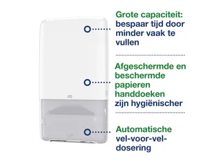 Tork 552504 PeakServe Handdoek Dispenser Wit H5 - 8