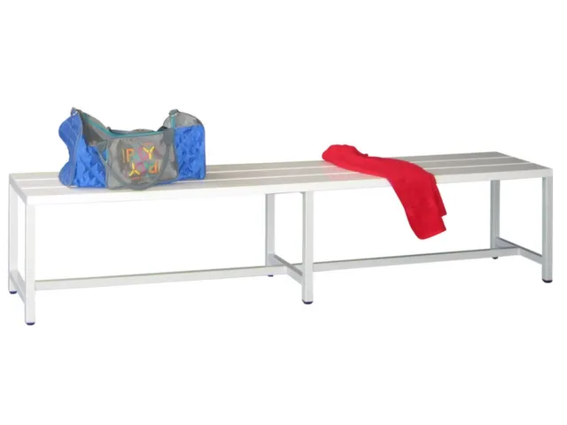 omkleedbank,HxLxD 430x2000x370mm,onderstel RAL9010