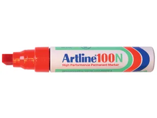 Viltstift Artline 100 schuin 7.5-12mm rood - 2