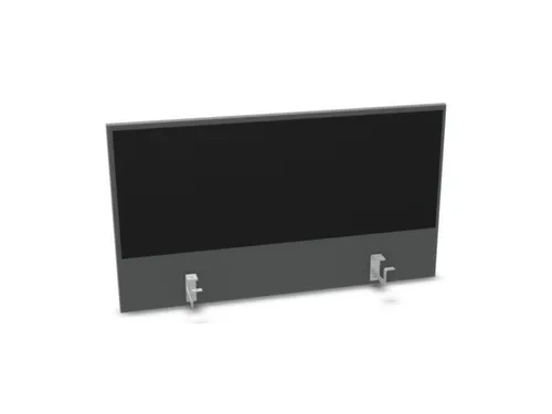 opzetpaneel bureau aanbouw achter MS-donkergrijs BN8033-zwart 1000mm