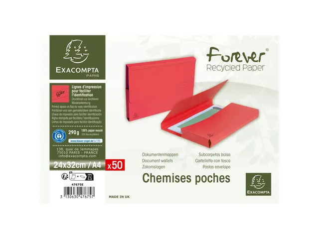 PK 50 Pocketmap FOREVER rood