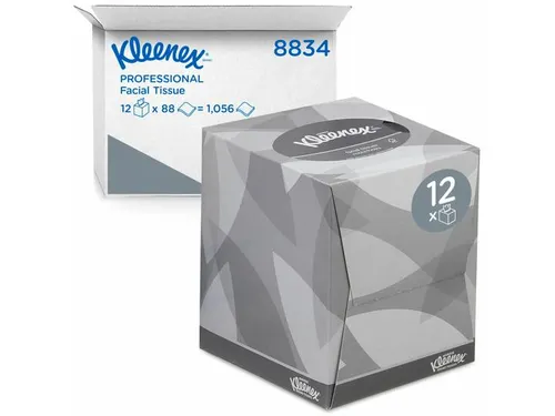 Kleenex 8834 facial tissue 2-laags wit kubus 21,1x20,1 cm doos