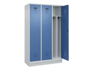locker voor scheiding van kleding,HxBxD 1950x1200x500mm,3vak - 1