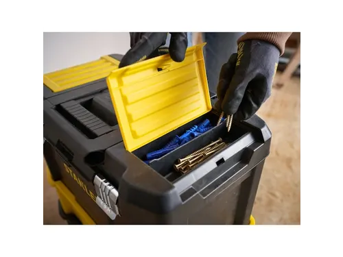 Gereedschapswagen Essential 3-delig Grijs/Geel