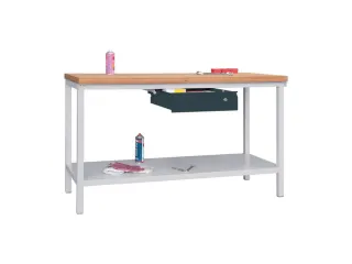 Werkbank 900x1500x700mm 1lade Frame/behuizing Ral7035 Front Ral7016 - 2