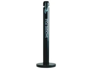 Rubbermaid peukenzuil Smokers' Pole 10,2x107,9cm zwart - 1
