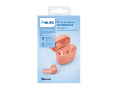 Oortelefoon Philips In-ear TWS TAT2206 roze met siliconen oorcaps