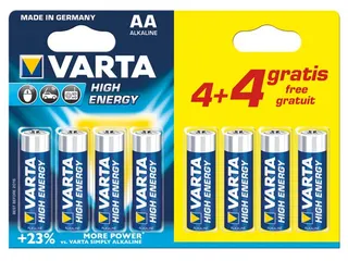 Alkaline Lr6/aa, 1.5V Promopack 4 + 4 St. 4906.121.448 (blister) - 2