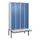 locker met bank,HxBxD 2120x1200x815mm,4vak,vak B 300mm,cil.-slot