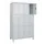 lockerkast,HxBxD 1950x1200x500mm,4x3vakken,vak B 300mm,cil.-slot