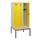 locker met bank,HxBxD 1950x900x815mm,3vak,vak B 300mm,cilinderslot