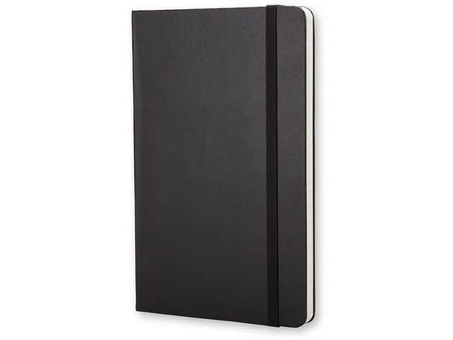 Notitieboek Moleskine large 130x210mm ruit 5x5mm hard cover zwart