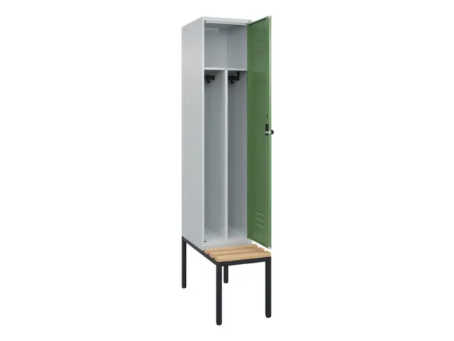 locker voor scheiding van kleding,HxBxD 2120x400x815mm,1vak