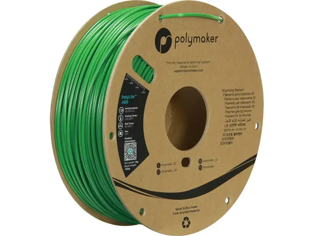 ABS 2,85mm GREEN 1kg filament