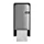 Toiletpapierdispenser Quartzline Q1 systeemrol duo zilver 441091