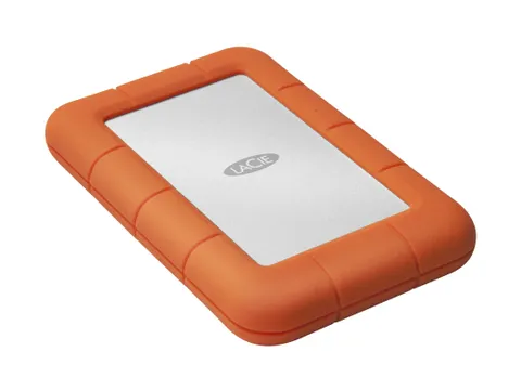 LaCie Rugged Mini Externe harde schijf 4TB Zilver Oranje