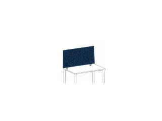 Bureauwand H X B X D 400x2000x 41mm Geluiddempend Blauw - 2