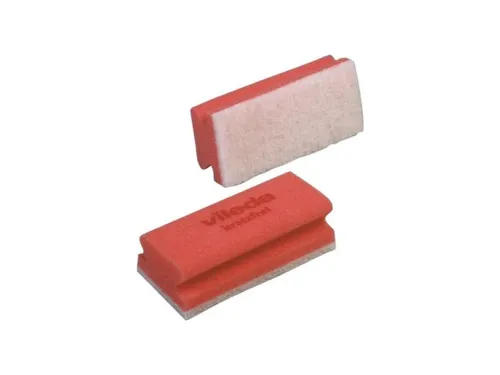 Vileda Glitzi non-scratch schuurspons 15x7cm Rood/Wit 10 stuks