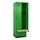 locker met bank,HxBxD 1950x600x815mm,2vak,vak B 300mm,draaigrendel