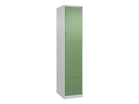 lockerkast,HxBxD 1850x400x500mm,1x5vakken,vak B 400mm,cil.-slot