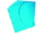 Smartfolder geperforeerde opbergmappen A4 blauw 6 stuks
