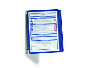Durable 5551 Zichtpanelensysteem Wand VARIO WALL 5 tassen Blauw - 3