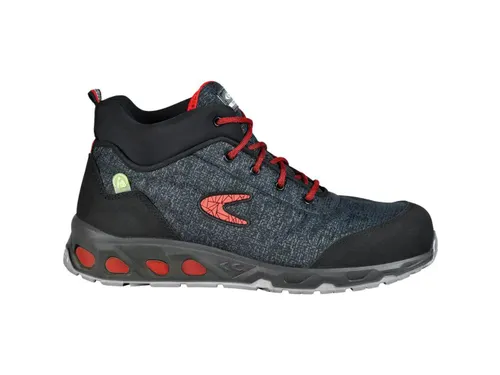 Cofra Thunder hoge S3 veiligheidsschoenen, zwart/grijs/rood, maat 47,