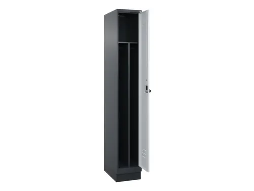 locker voor scheiding van kleding,HxBxD 1950x300x500mm,1vak