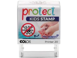 printer 20 Microban, Protect kids stamp - 2