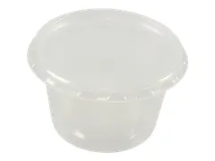 Bak, 100ml, 72mm, transparante cup 500 stuks