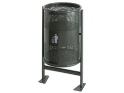Ronde afvalbak op statief 60 Liter