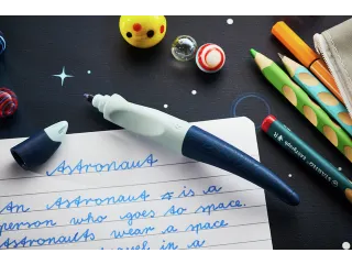 Rollerpen STABILO Easyoriginal 3D DreamWorld linkshandig medium blauw - 10
