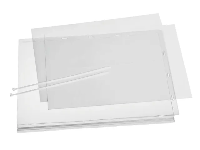DURABLE waterbestendige infohoes A3 met kabelbinders