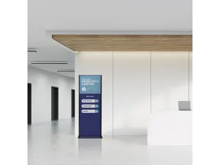 Totem Paneel+ Dubbelzijdige Display 70x200cm Zwart frame - 10