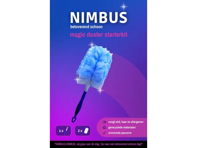 Duster Nimbus starterskit 1 houder en 2 dusters