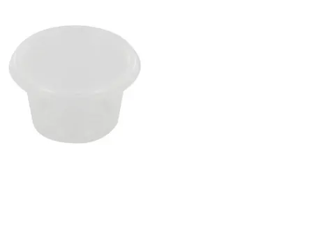 Cup PP 50ml, Ø72mm/24mm deksel 1000 Stuks