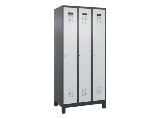 locker,HxBxD 1950x900x500mm,3vak,vak B 300mm,cil.-slot,voeten - 3