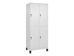 dubbeldekse locker,HxBxD 1950x800x500mm,2x2vak.,vak B 400mm